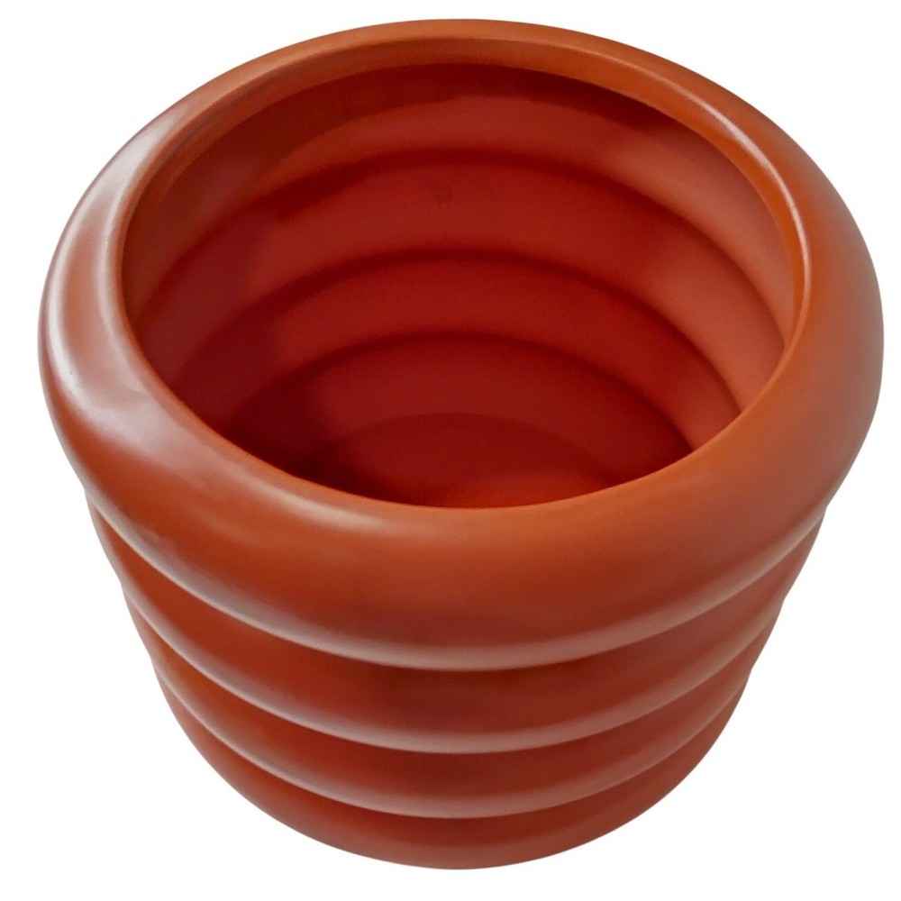 Large Bubble Ceramic Planter – Orange – Room Essentials – 9" × 8½"