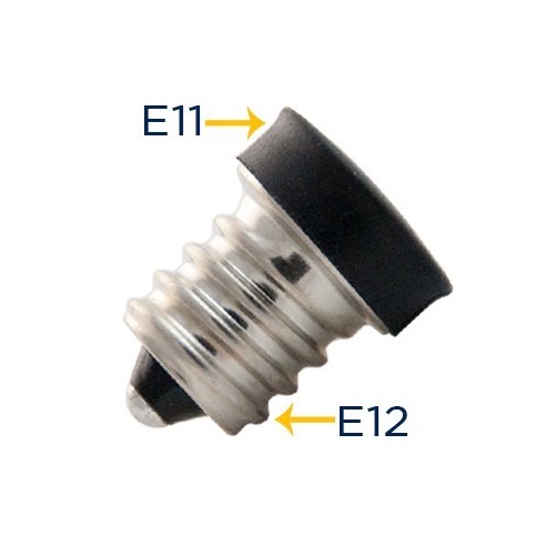 (6pcs) E12 to E11, Candelabra E12 Socket Adapter to Mini Candelabra E11 Base