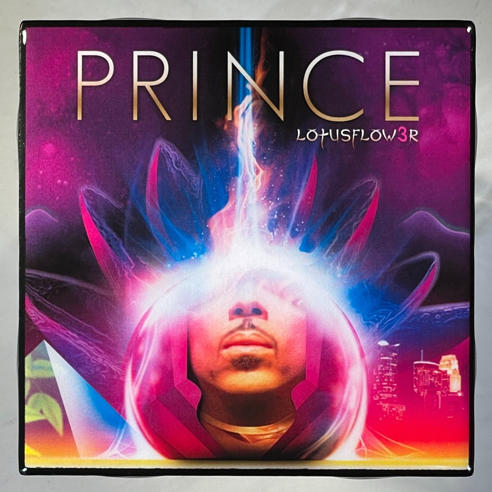 PRINCE Lotusflow3r Coaster Custom Ceramic Tile
