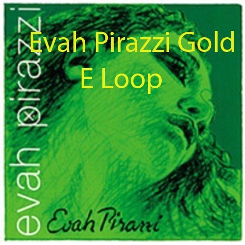 Evah Pirazzi Violin String Set 4/4 Medium Gauge E GOLD PLATED Loop