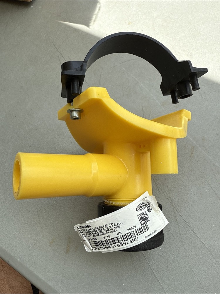 Central Plastics Tapping Tee 3" x 1" IPS 10009399 Yellow