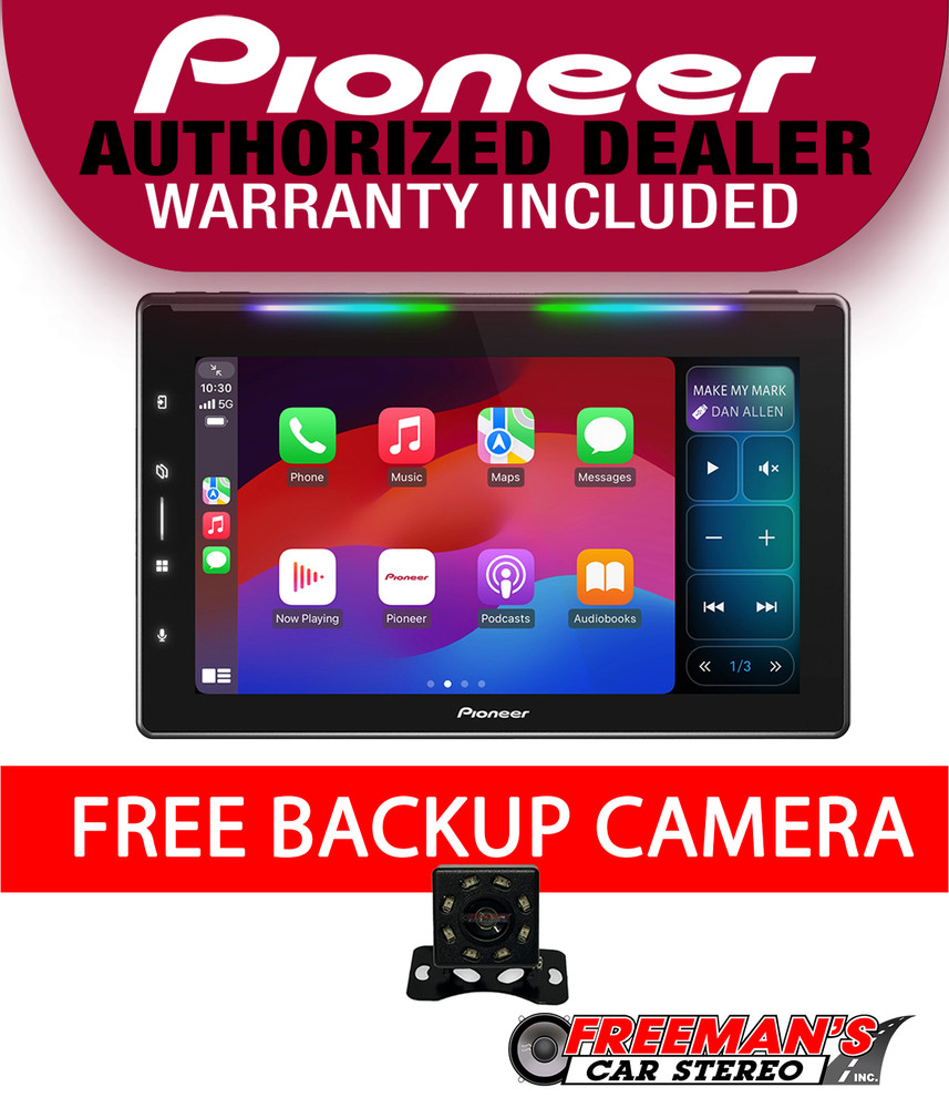 Pioneer DMH-WT6000NEX + LPCAM8 Backup Camera Bundle