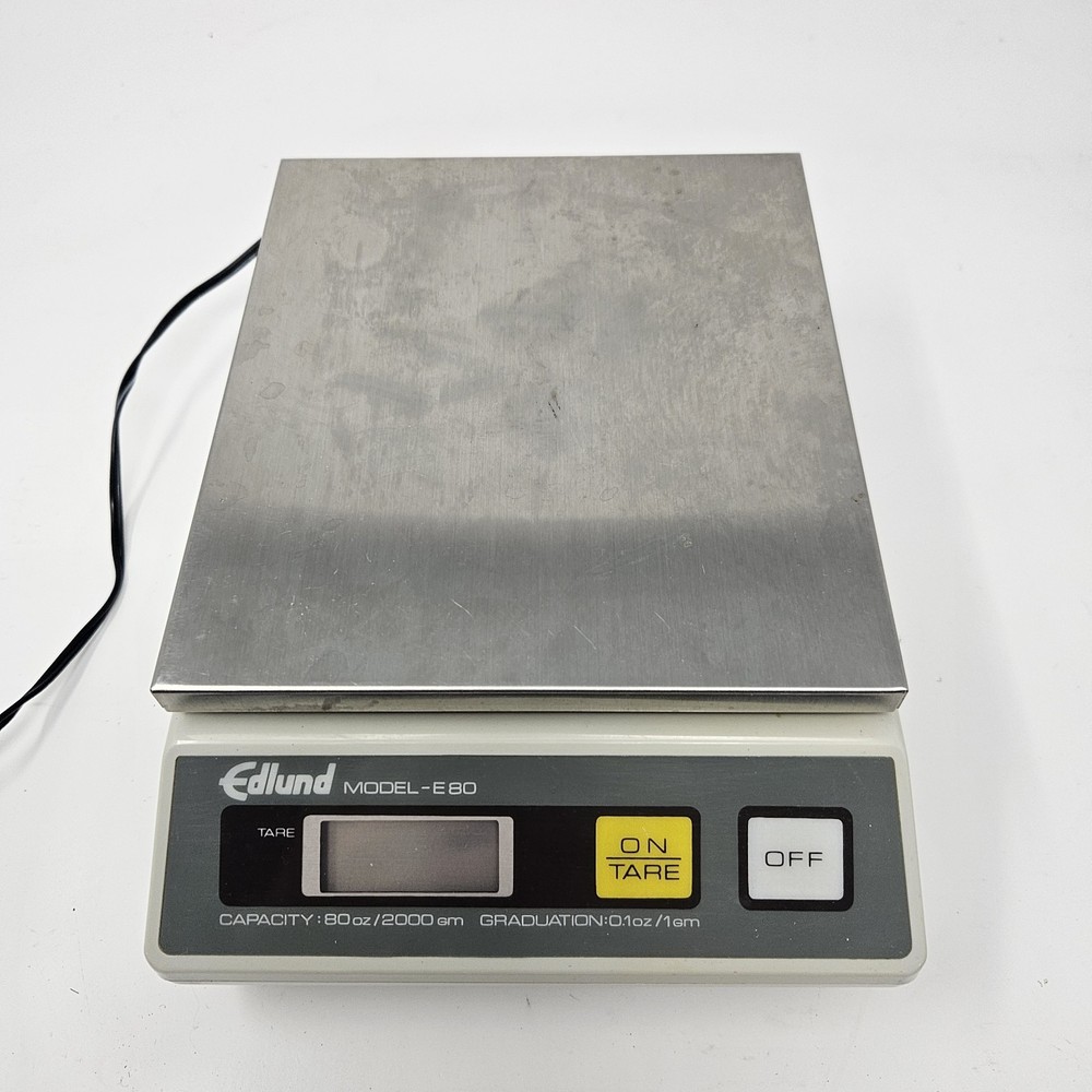 Edlund Model E80 Electronic Food Service Scale 80oz/2000g NSF Working - w/ Cord