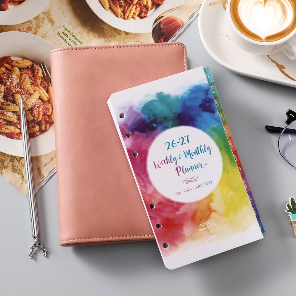 Planner Refills 2026-2027 - Inserts, Small, Multicolored