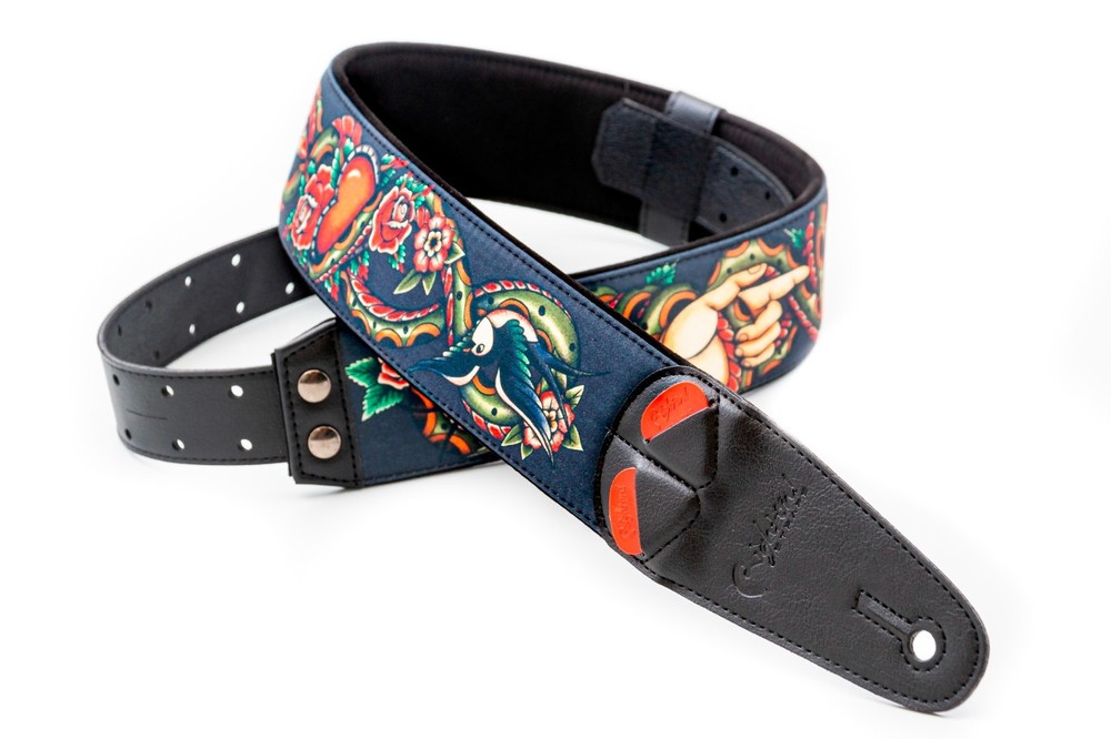 RightOn! Mojo Tattoo Guitar Strap