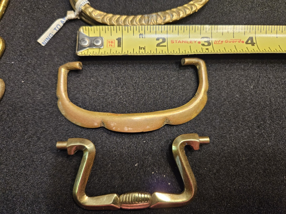 SET OF MISC BRASS PULLS