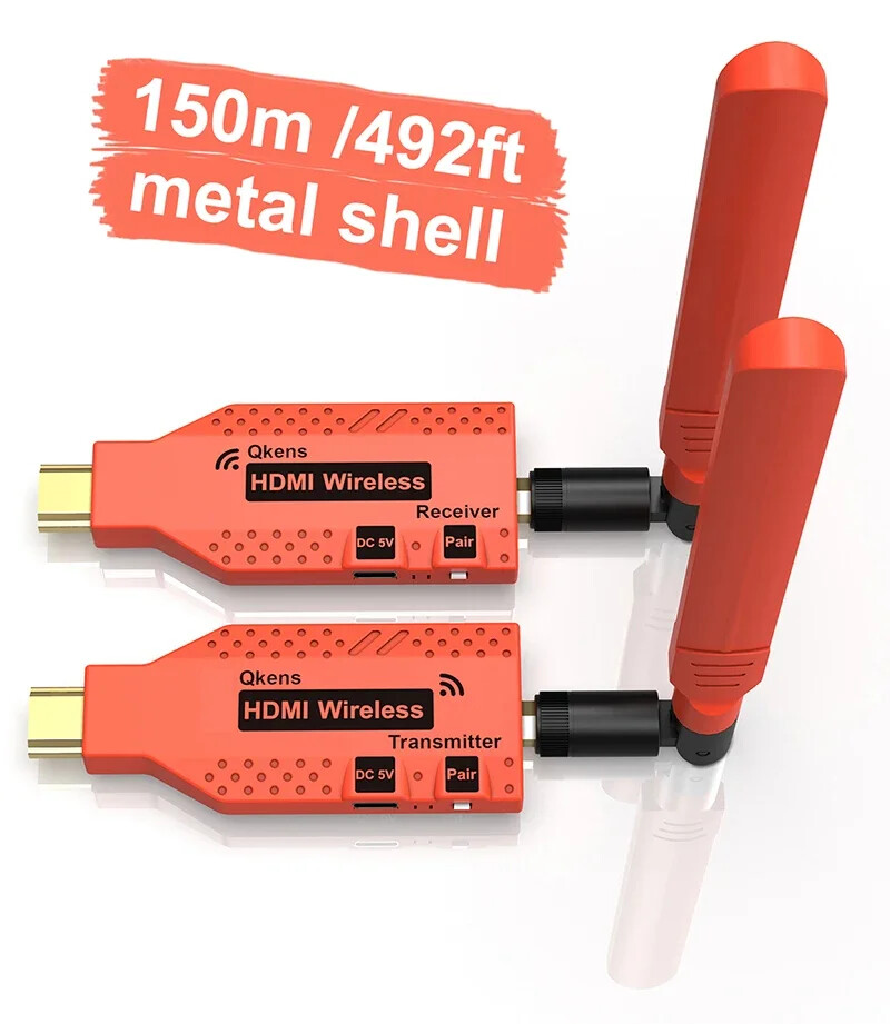150m Wireless HDMI Extender PC To TV Share Display Video Transmitter & Receiver