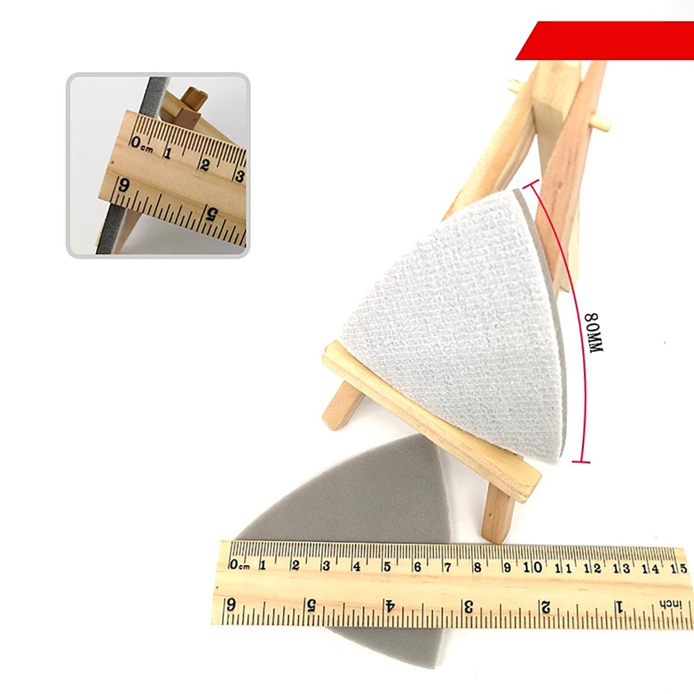 Mouse Sander Triangle Sandpaper Detail Sanding Pads Hook Loop 300-3000 Grit