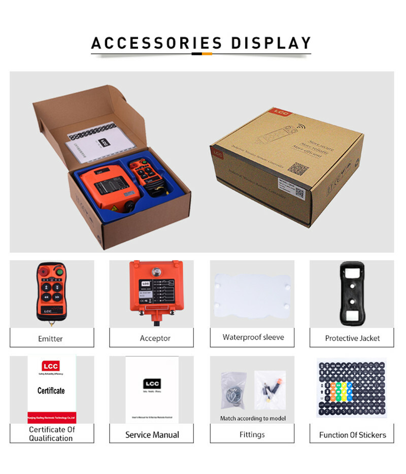 Hydraulic Crane 10 Buttons Industrial Wireless Remote Control Lifting Switch