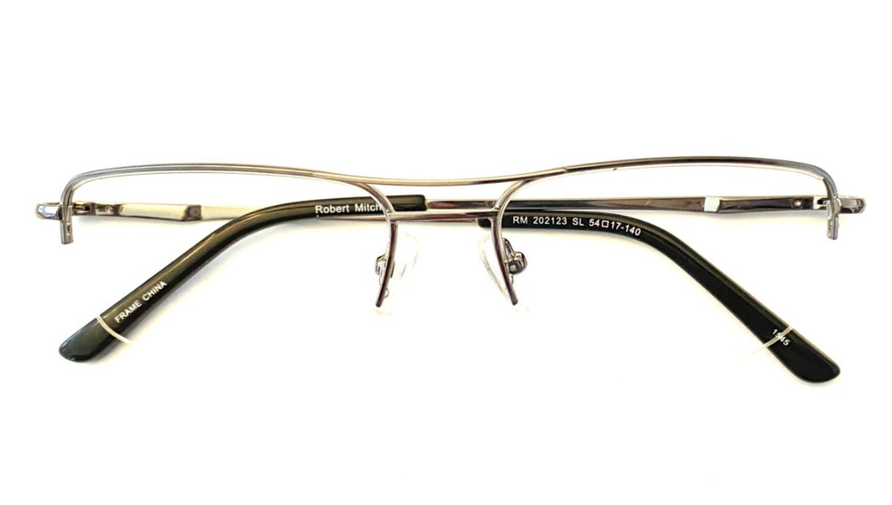 Robert Mitchel Eyeglasses Frames RM 202123 SL Rectangular Half Rim 54-17-140