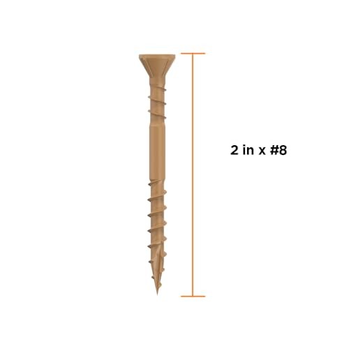 2" X #8 - COUNTERSINKING Deck Screw 350 Count 350.0