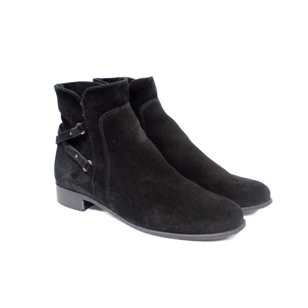 La CANADIENNE Black Leather Booties