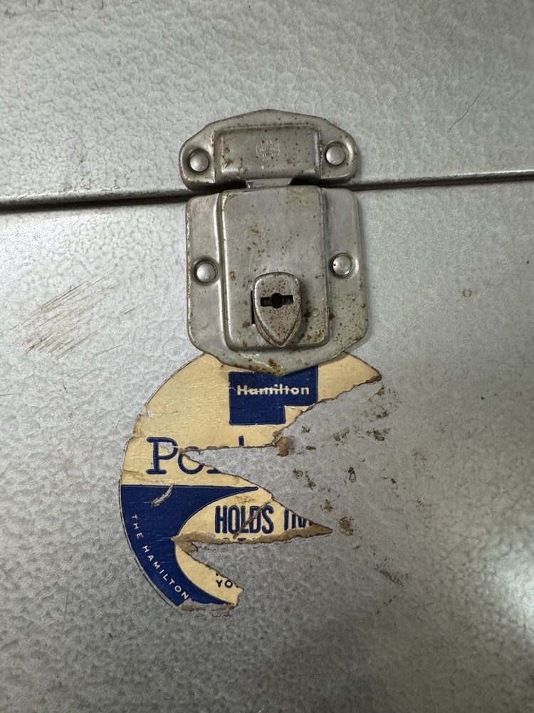 Vintage Hamilton Metal Storage - No Key