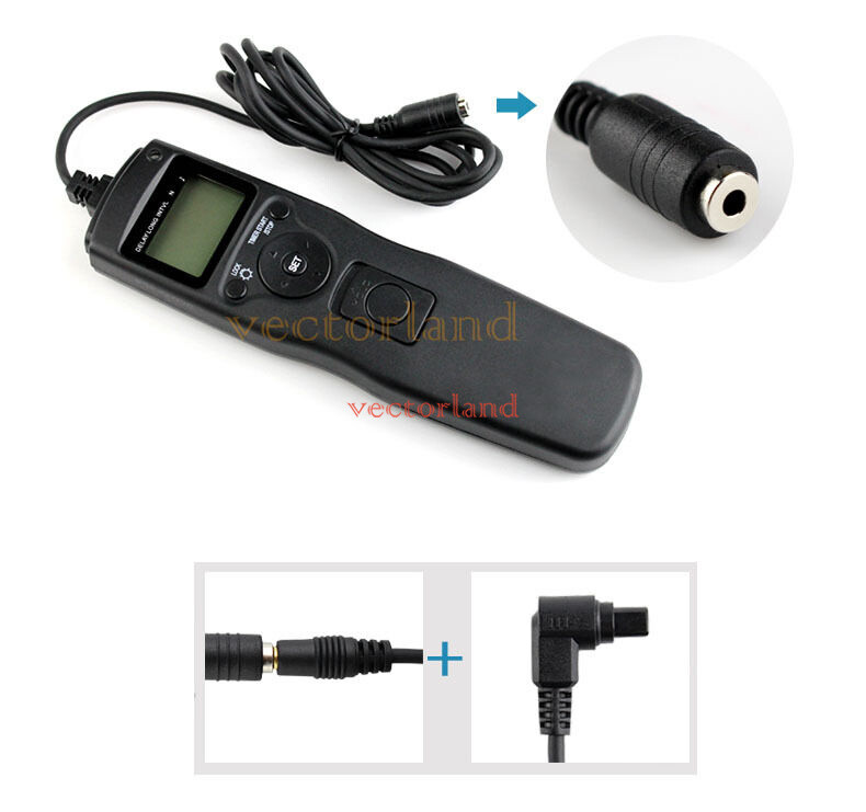 Timer Remote control intervalometer for Canon EOS 6D 7D 5D 50D 40D 30D Camera