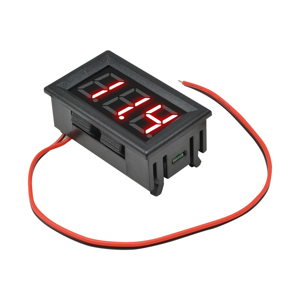 0.56"LED Red 2-Wire Voltmeter Digital Voltage AC70-500V Panel Volt Ammeter Meter