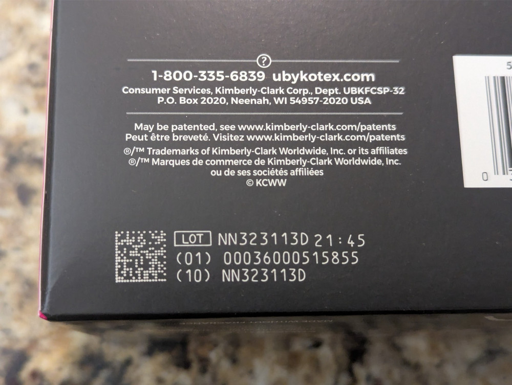 U by Kotex Click Compact Unscented Tampons Super Plus 32ct x 6 Pack