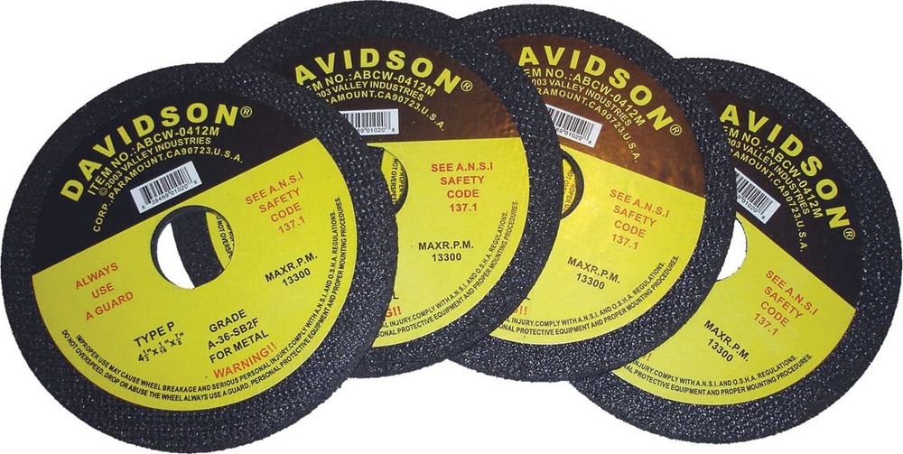 Metal 4.5" Cut Off Wheel