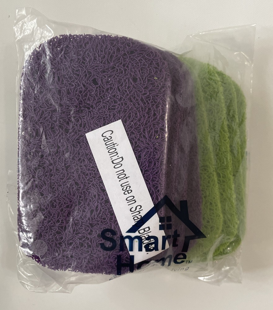 Smart Home, Polyvinyl Non Scratch Scrubbers Set of 8