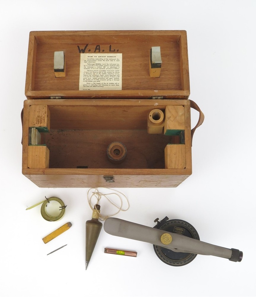 Vintage Berger Engineering Instruments Surveying Transit-Level Model 190A