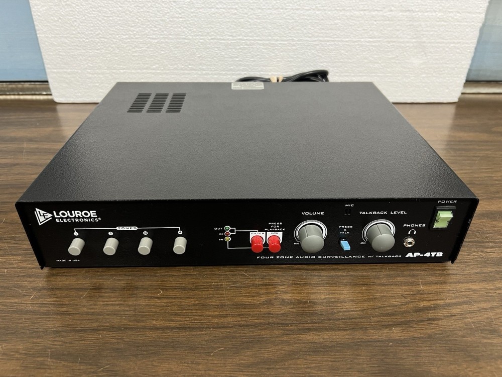 Louroe LE-322 AP-4TB Working TESTED!!