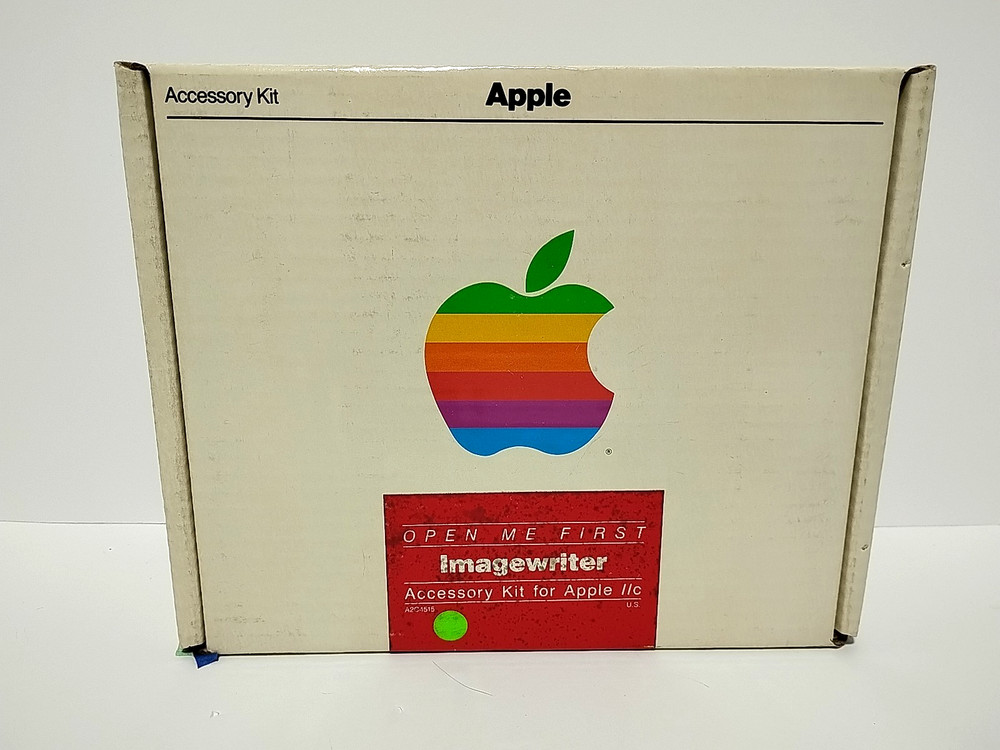Vintage Apple IIC Imagewriter Printer Accessory Kit A2C4515  OPEN BOX- READ   a3