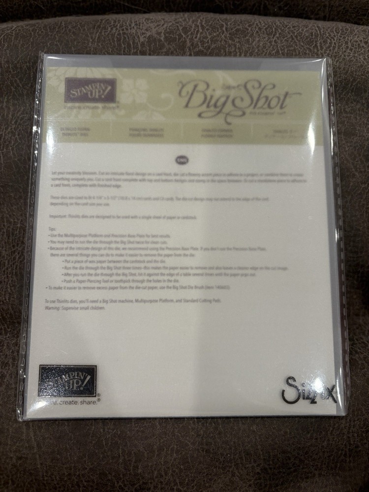 Stamping Up Detailed Floral Thinlits Dies 141482