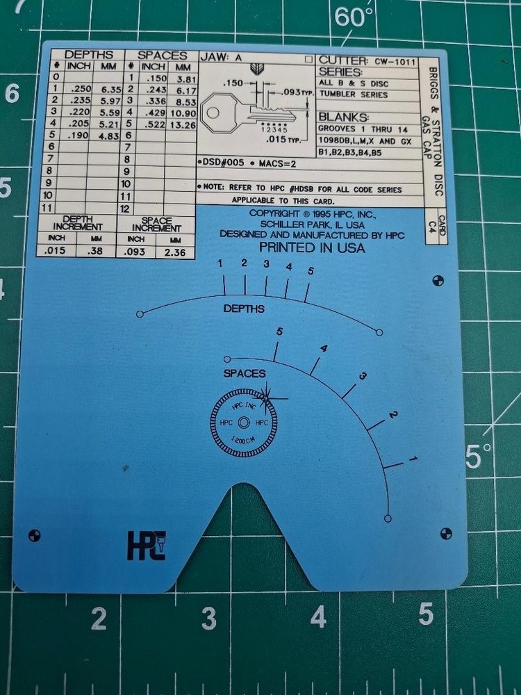 HPC Replacement Code Cards for 1200 CMB Blitz - Free Shipping