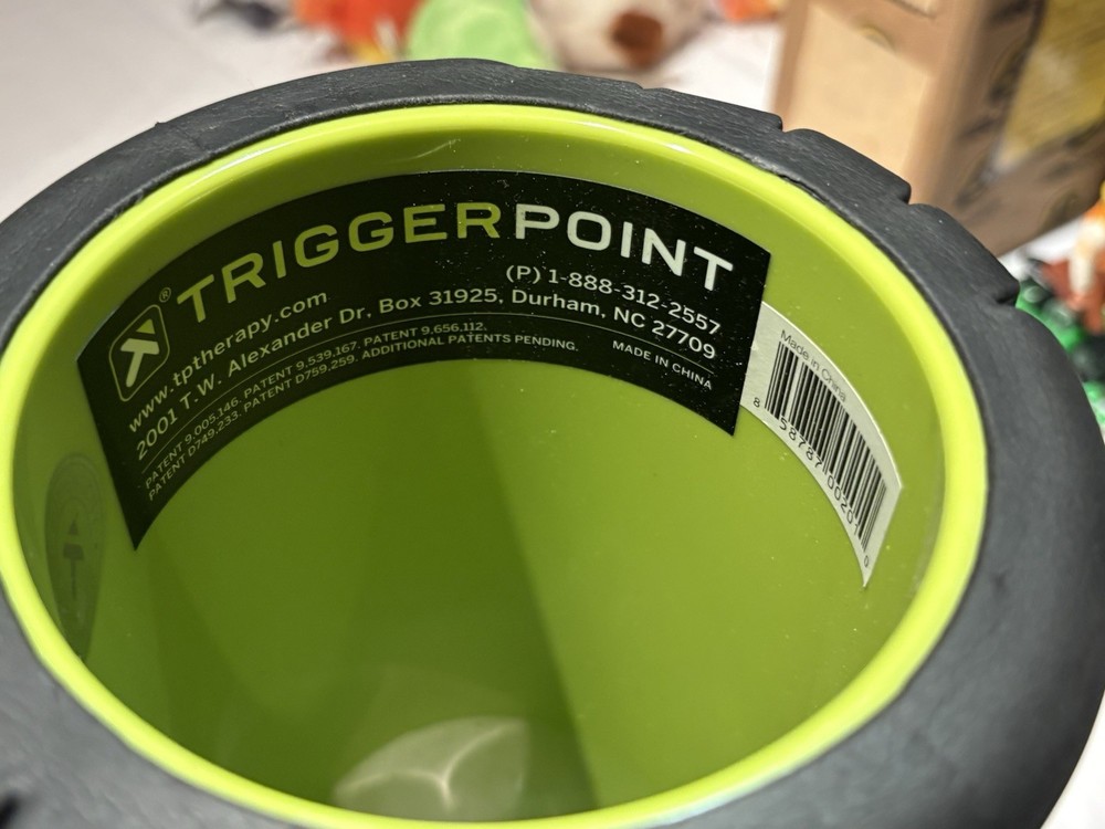 Trigger Point Performance The Grid Massage Foam Roller Black Green Hollow 🔥