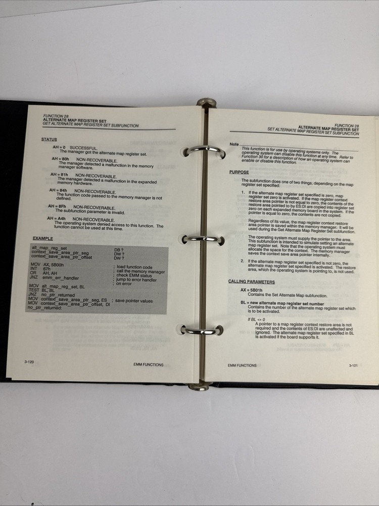 Lotus 1-2-3 Release 2.01 Master System Disk LIM EMS 4.0 Technical Manual Binder