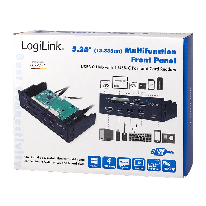LogiLink UA0341 card reader SATA Internal Black