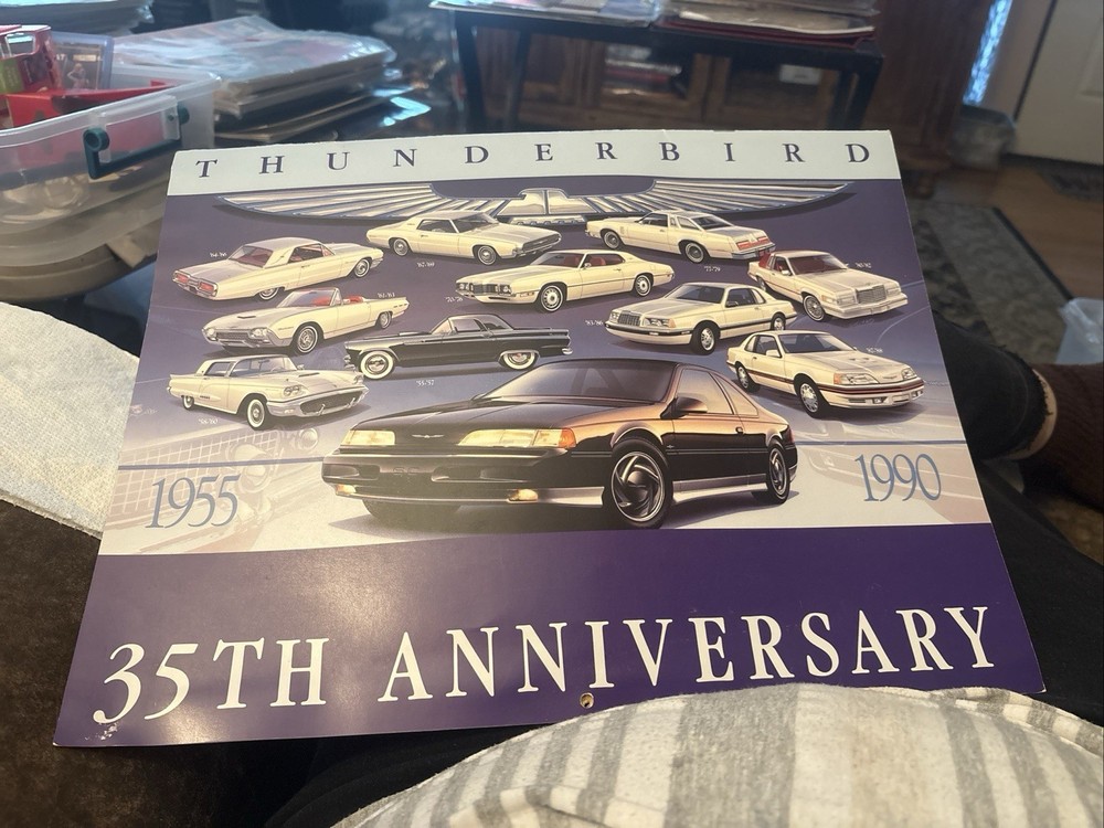 Thunderbird 35th Anniversary 1990 Calendar