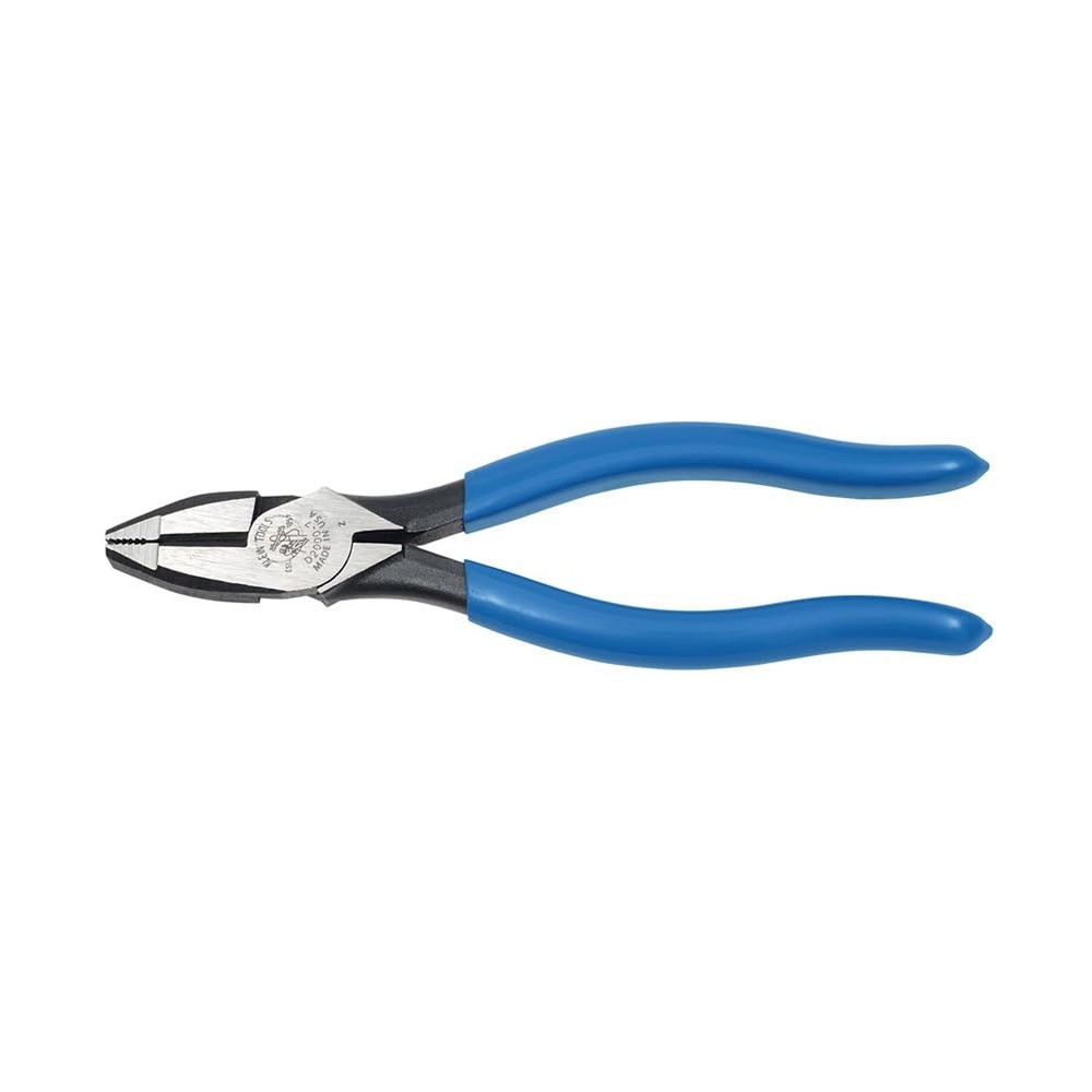 Klein Tools D2000-7 Pliers, Heavy Duty Side Cutters, High Leverage fFor Cutti...