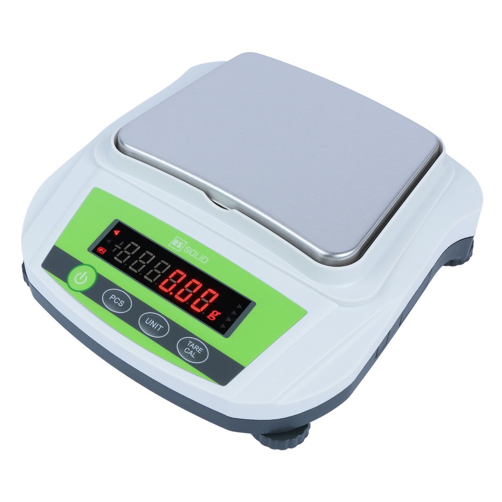 U.S. Solid 3000g x 0.01 g Precision Balance AC/DC Power Supply Green Panel