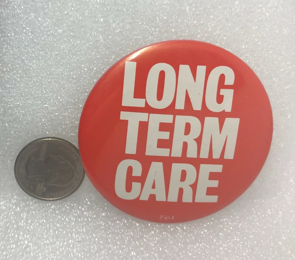 Long Term Care Button Pin