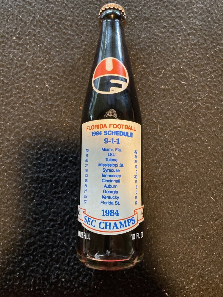 1984 UF SEC CHAMPIONSHIP bottles