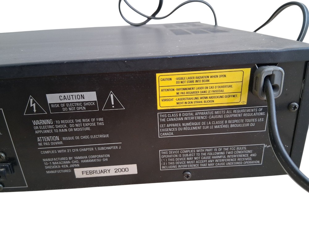 Yamaha CDR S1000 CD Player Recorder