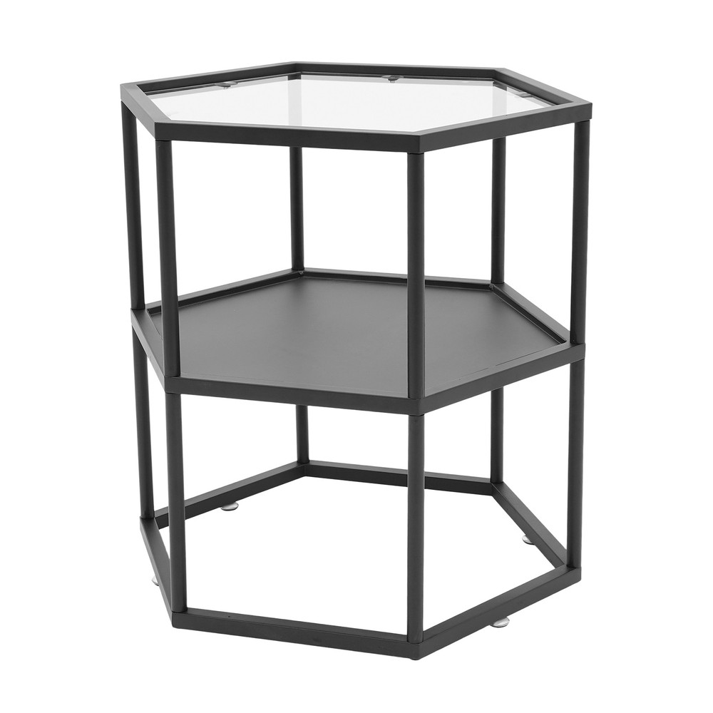 Tall End Table Sofa Side Table Multi-purpose Small Space Table for Living Room