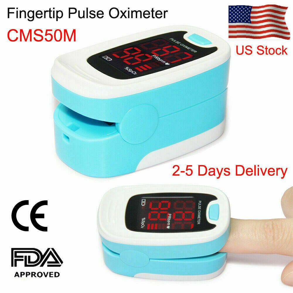 FDA Finger Tip Pulse Oximeter SpO2 and PR value waveform Blood Oxygen Oxymeter