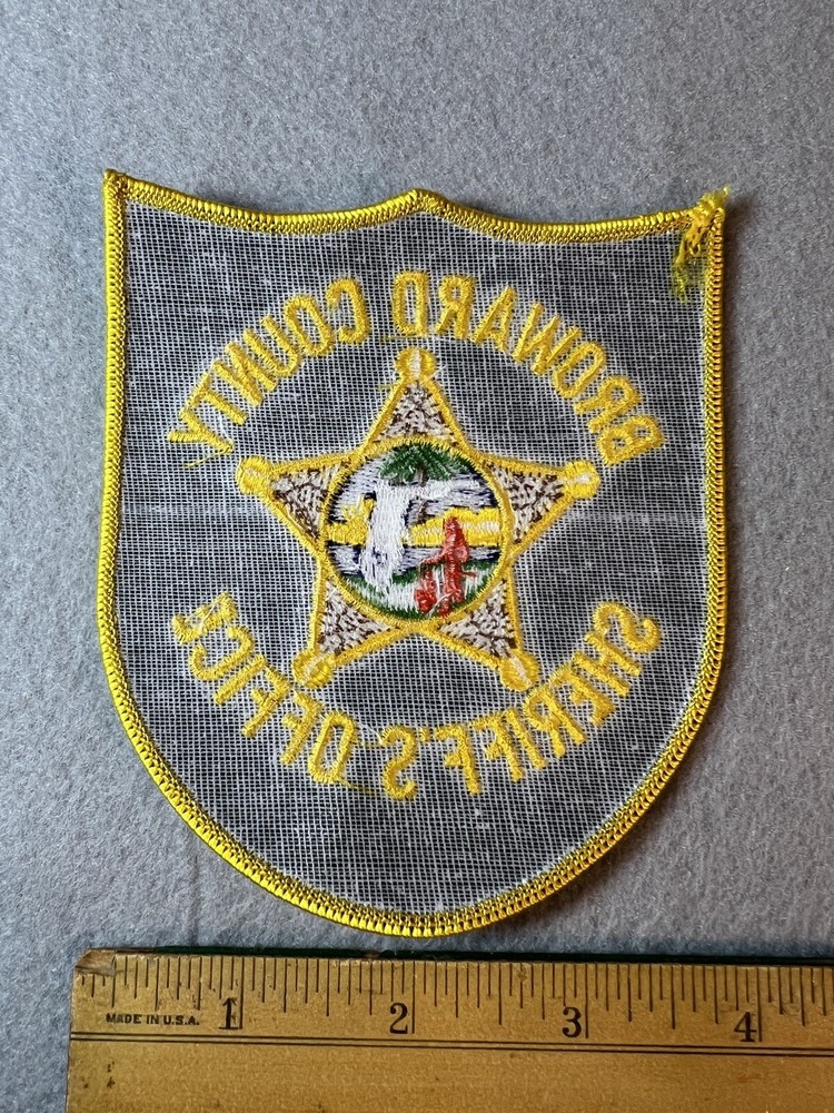 Police Patch Broward County Florida Sheriff's Office