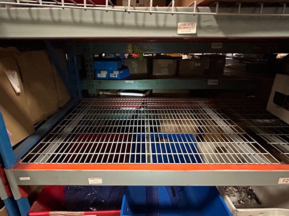 PALLET RACK WIRE DECKING- FLAT FLUSH DECK, 3-CHANNEL, FITS 42" DEPTH RACKING