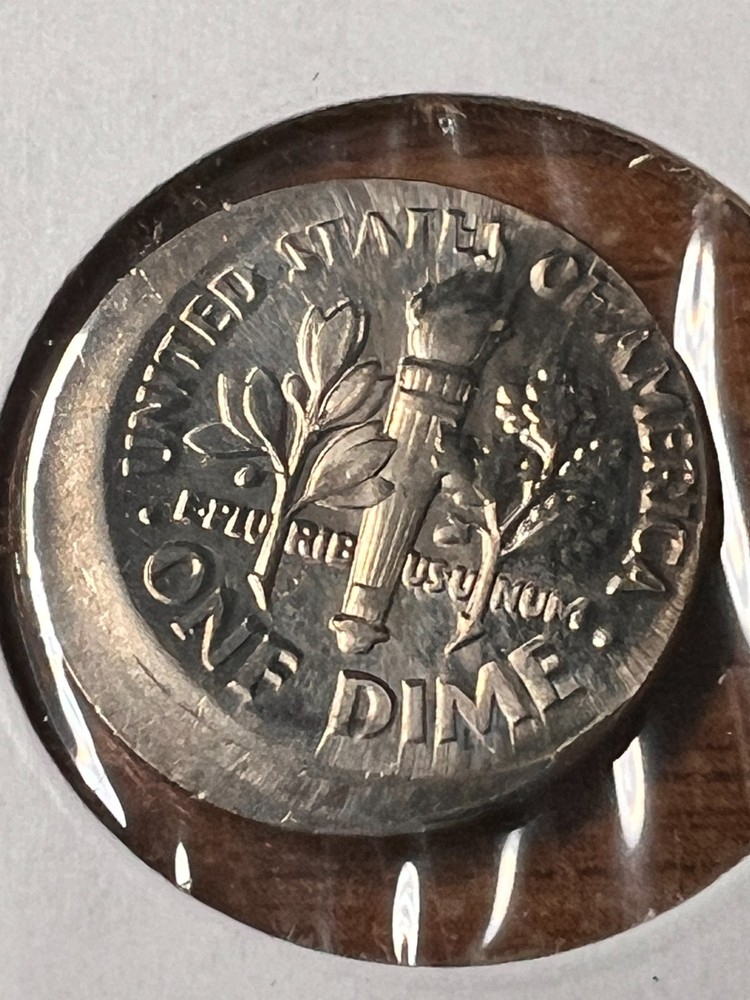 OFF CENTER DIME - Roosevelt Dime