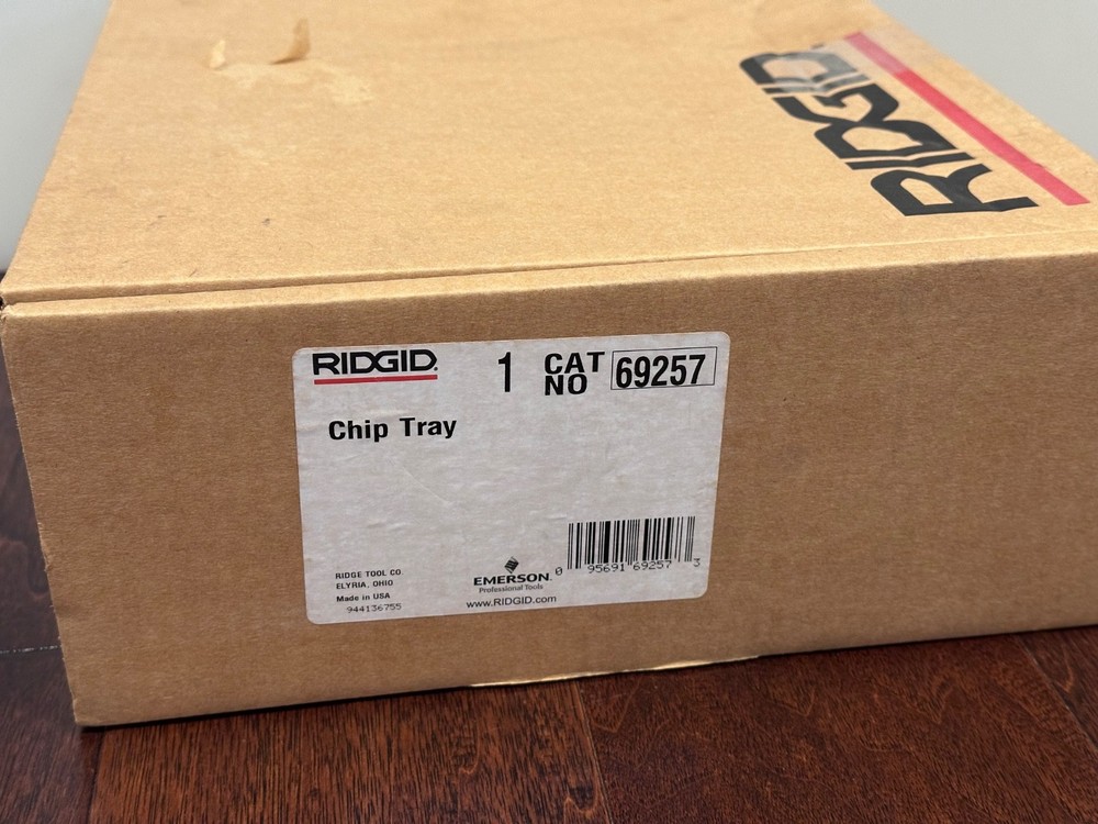 Rodgid Chip Tray – 69257 - OEM Replacement Part for Threading Machines
