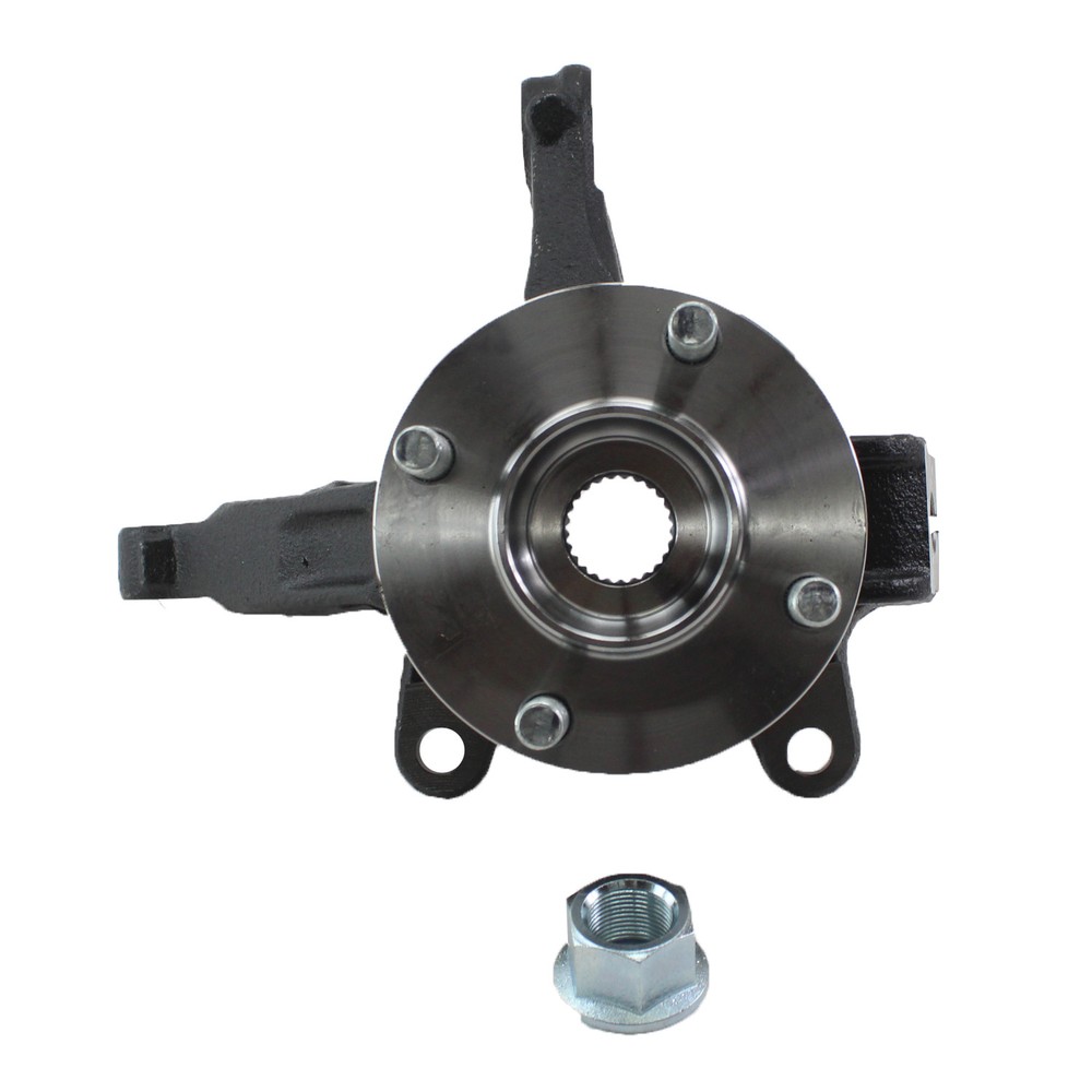 Bison Performance Front Left Steering Knuckle & Wheel Hub Bearing For Versa Note