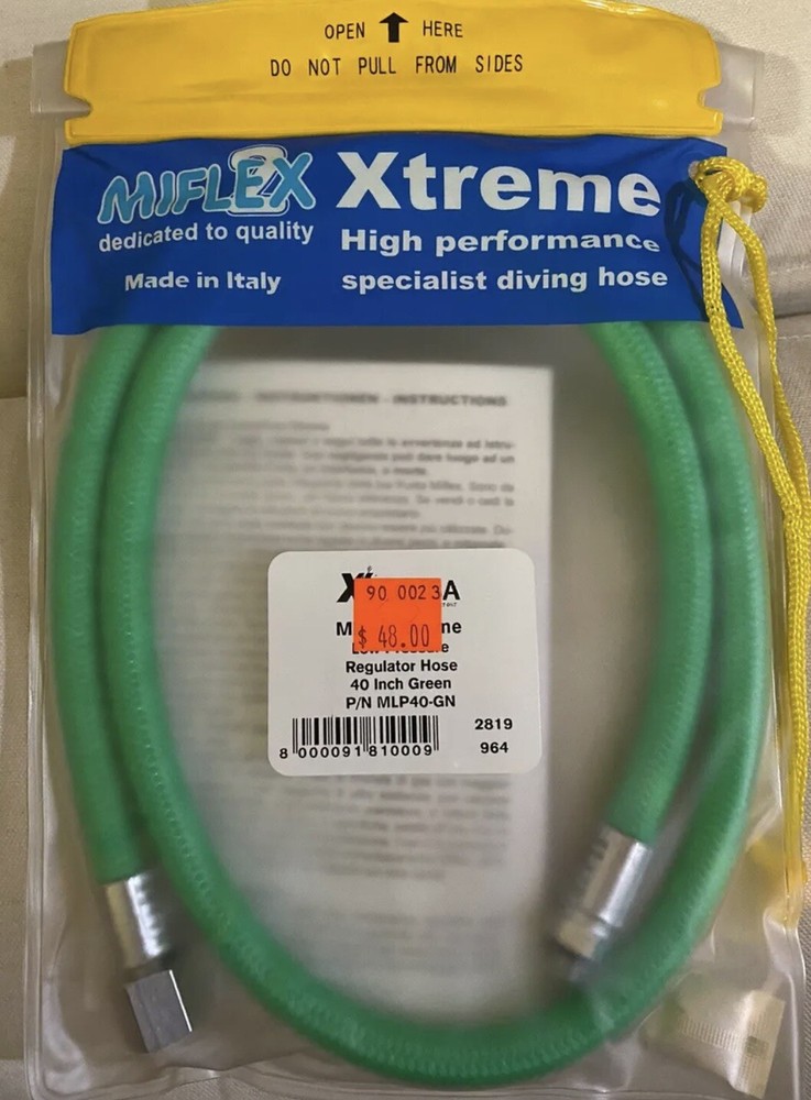 Miflex scuba low pressure regulator hose