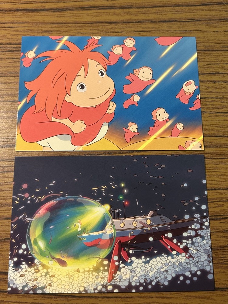 Studio Ghibli Ponyo Postcards X 6