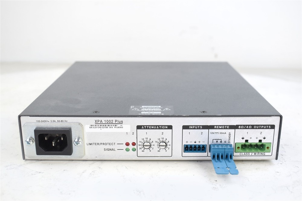 EXTRON XPA 1002 PLUS Two Channel Xtra Power Amplifier
