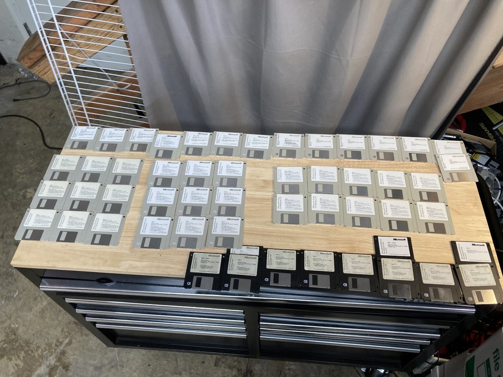 Microsoft Windows Software DOS 95 Excel Office Lot Of 44 Floppy Disk