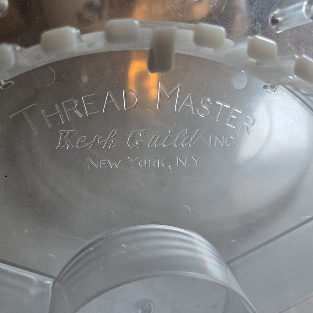 Thread Master Round Clear Sewing Organizer, 11+ inches in diameter