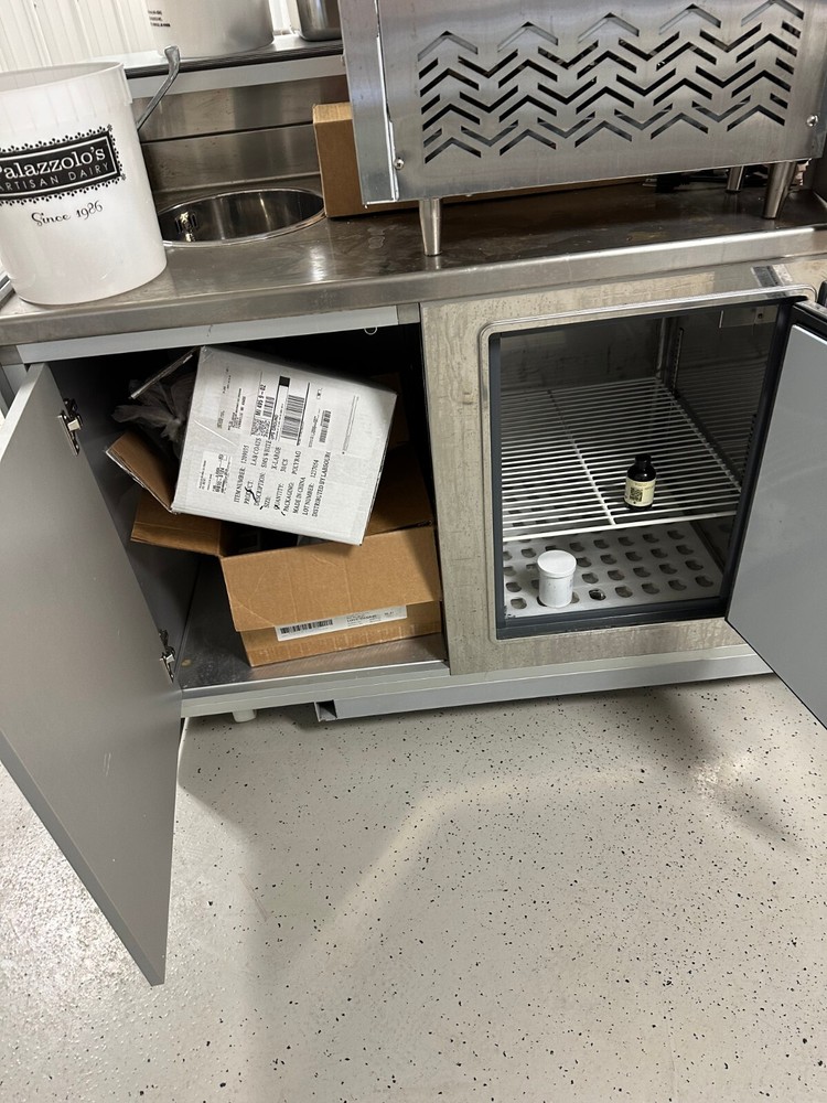 Mobile Coffee Cart On Casters
