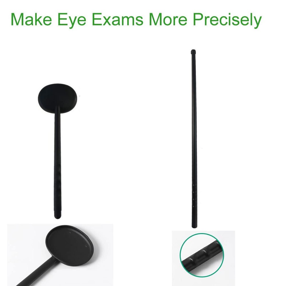Handheld Eye Occluder with Hand Pointer for Vision Test Ophthalmic Exam Tool